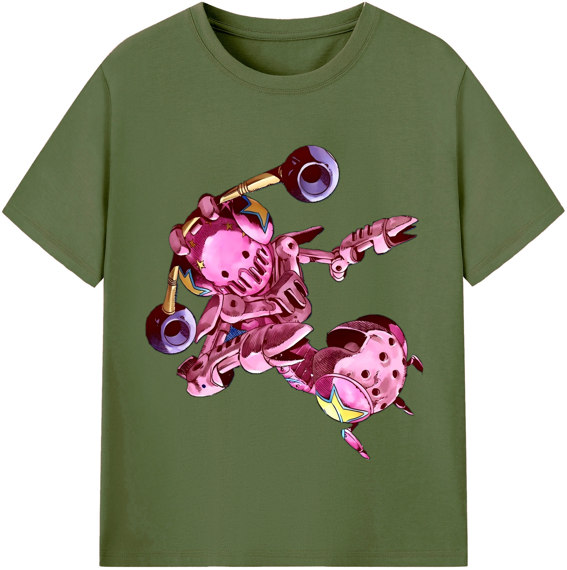 （画像用） ジョジョの奇妙な冒険 ジョナサン?ジョースター JoJo's Bizarre Adventure Jonathan Joestar 綿100％半袖Tシャツ（フロントプリント）